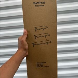 BAMEOS Wall Shelf Set